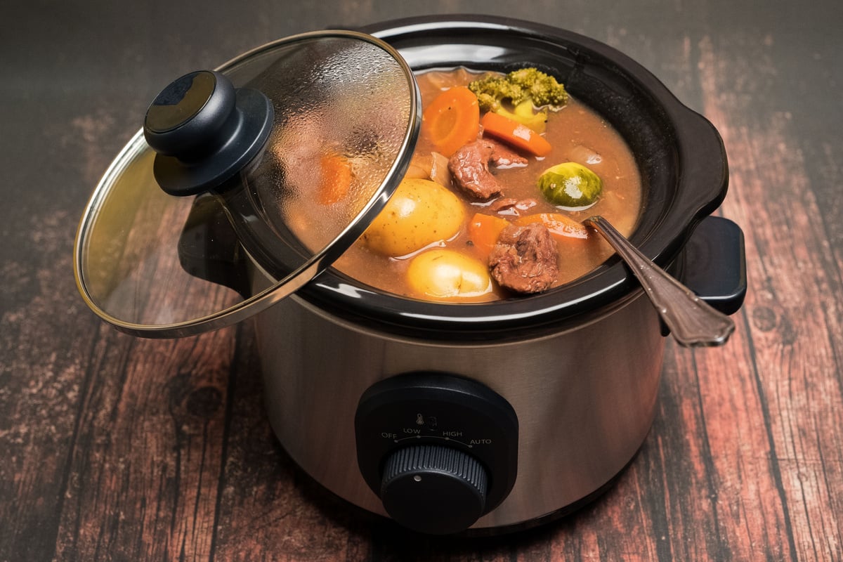 Beef casserole - slow cooker